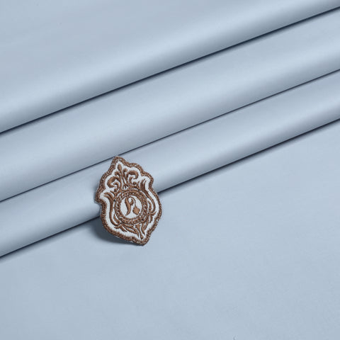 Mizaaj Latha Unstitch Fabric - Metal