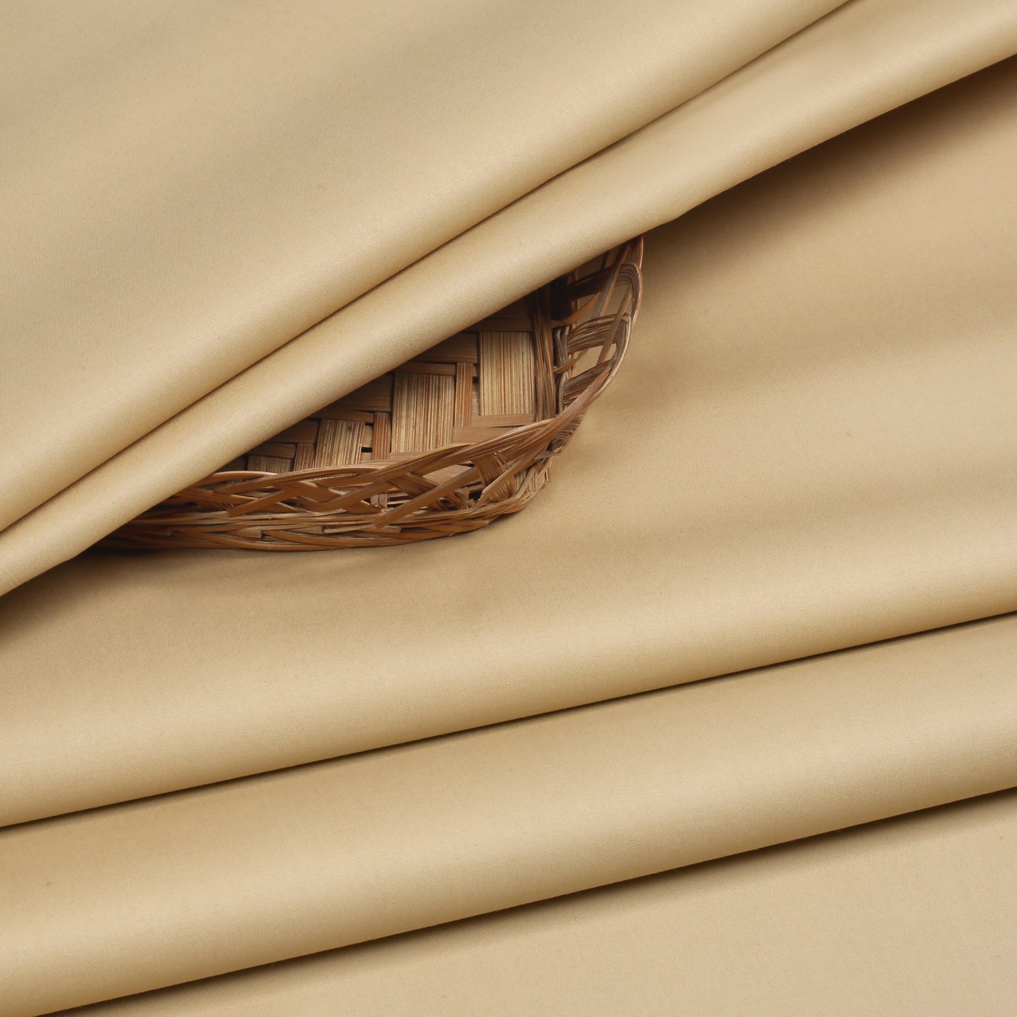 Mizaaj Latha Unstitch Fabric - Wheat/Orange