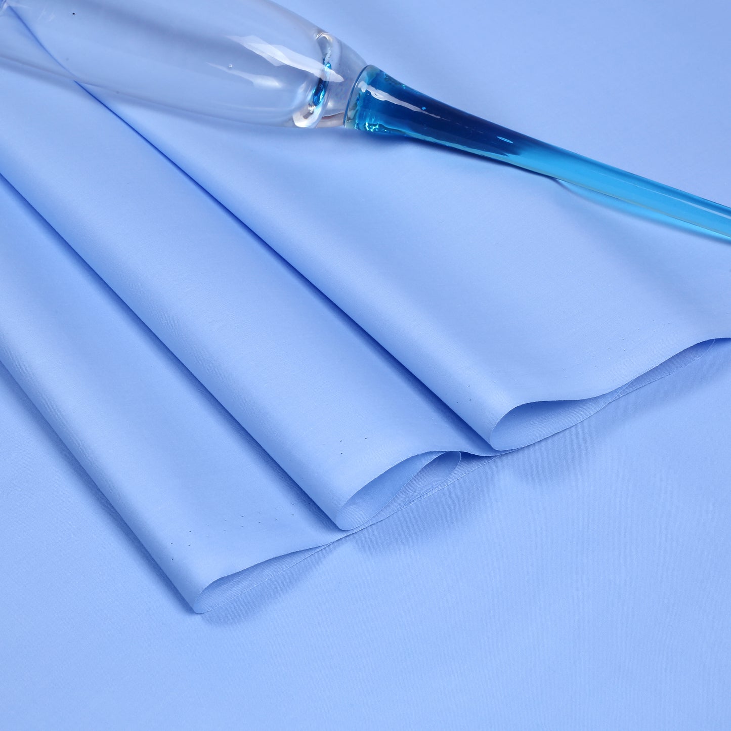 Mizaaj Latha Unstitch Fabric - Sky/Blue