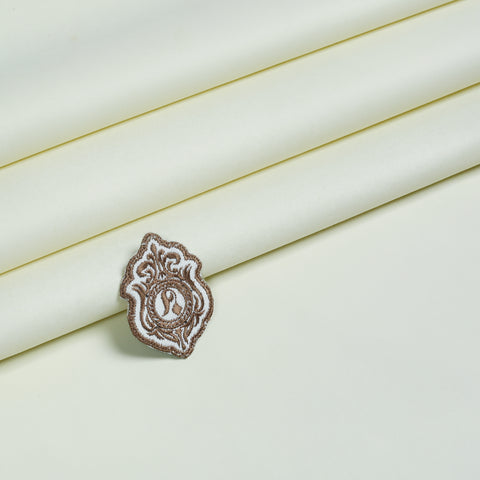 Mizaaj Latha Unstitch Fabric - Cream