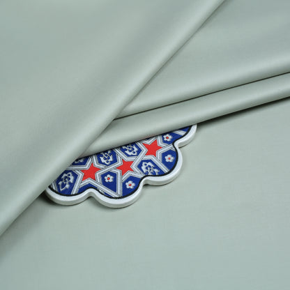 Mizaaj Latha Unstitch Fabric - Moss