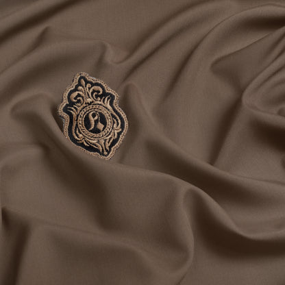 Men Unstitch Prime Wash N Wear Kameez Shalwar - Peaunt