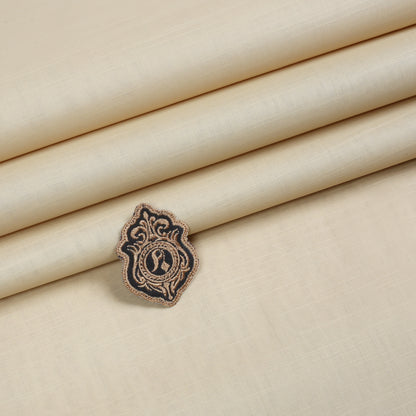 Zouq Cotton Fabric Ivory