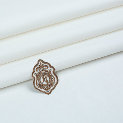 Zouq Cotton Fabric Off-White