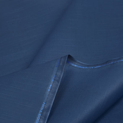 Zouq Cotton Fabric Prussian