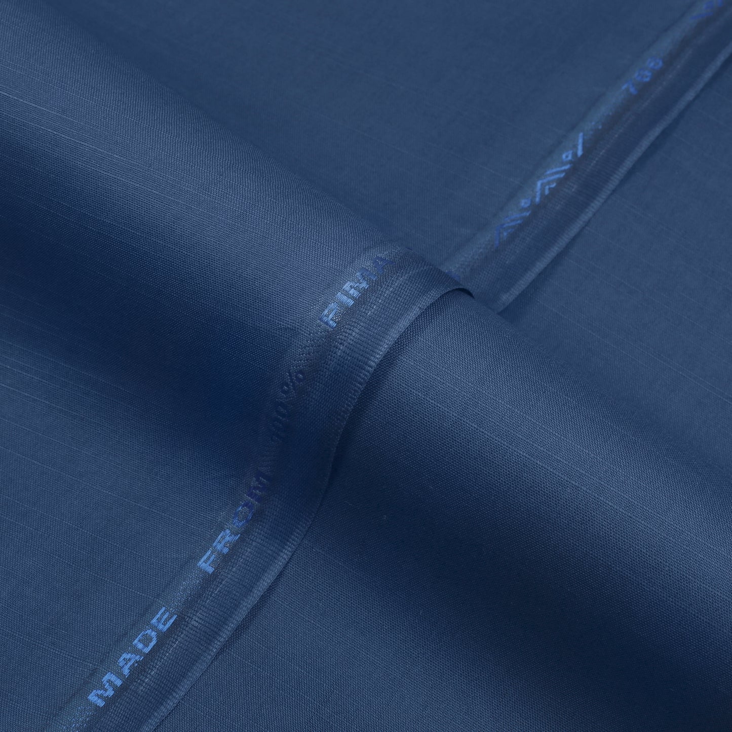 Zouq Cotton Fabric Prussian