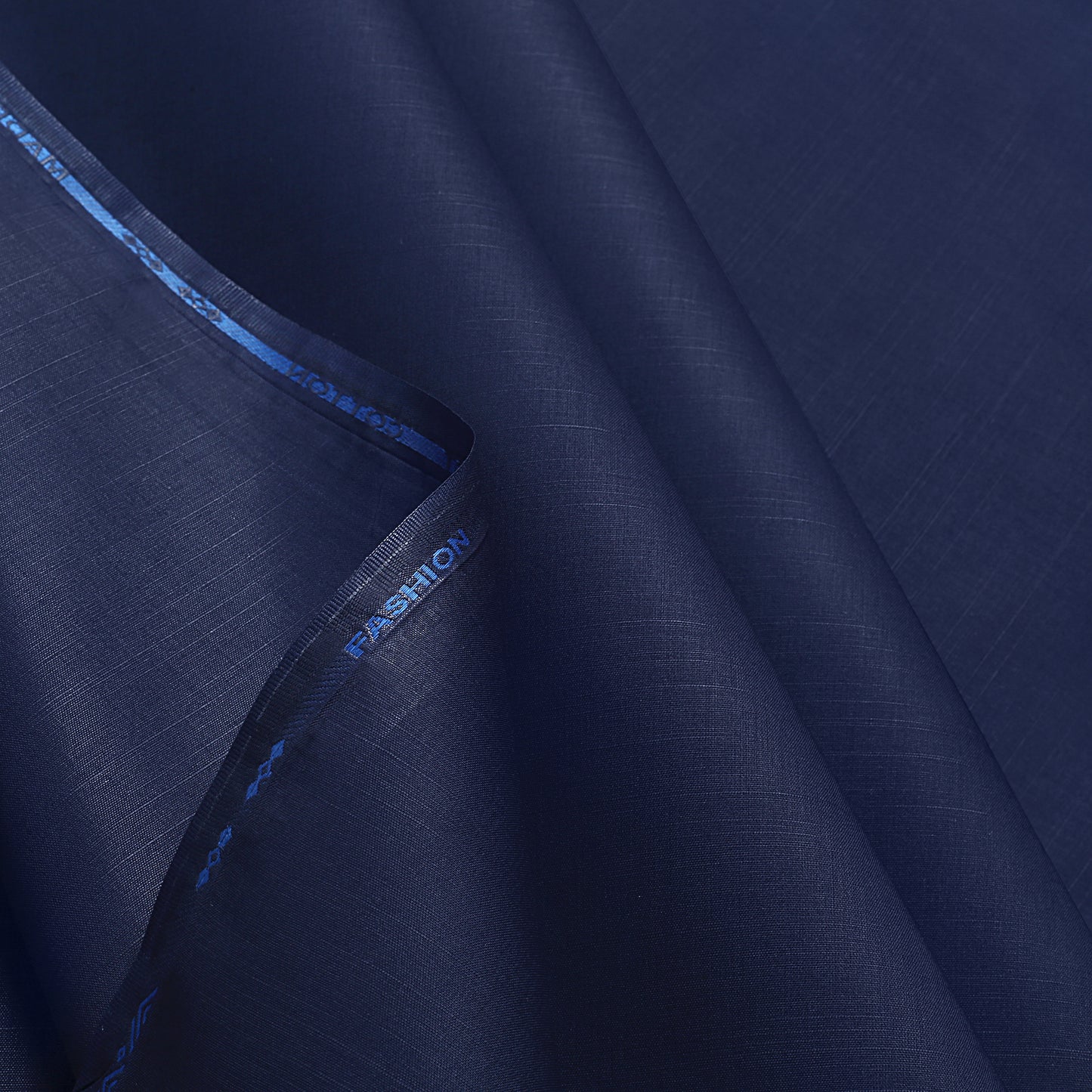 Zouq Cotton Fabric Navy