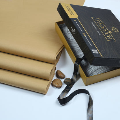 Zouq Cotton Fabric Yellow-Cream