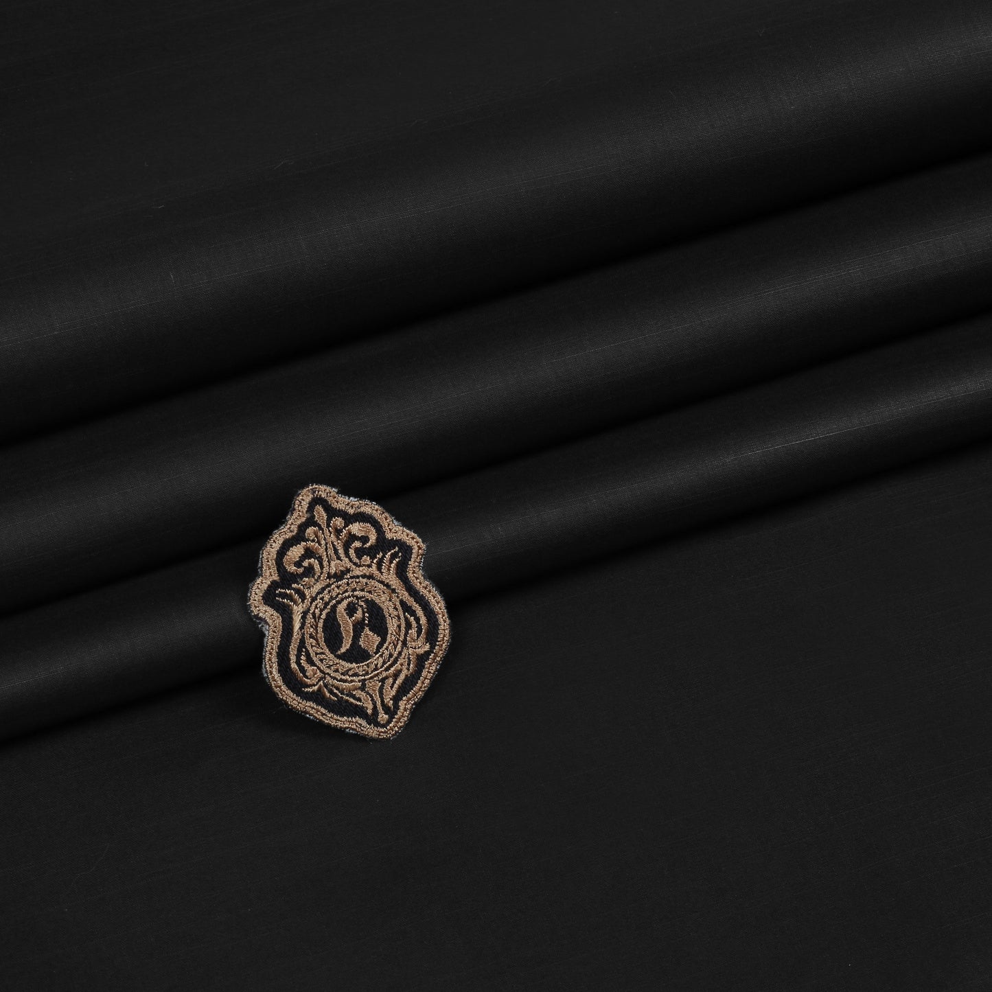 Zouq Cotton Fabric Black