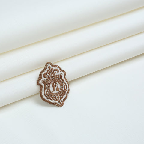 Zouq Cotton Fabric - Offwhite