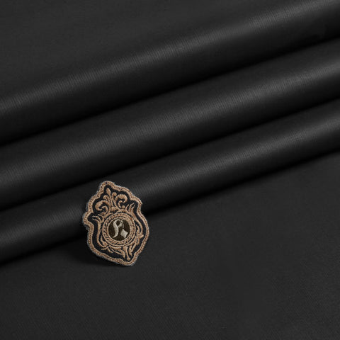 Zouq Cotton Fabric - Black