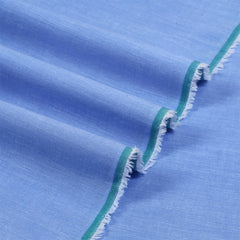 Melange Cotton Fabric Ruddy-Blue