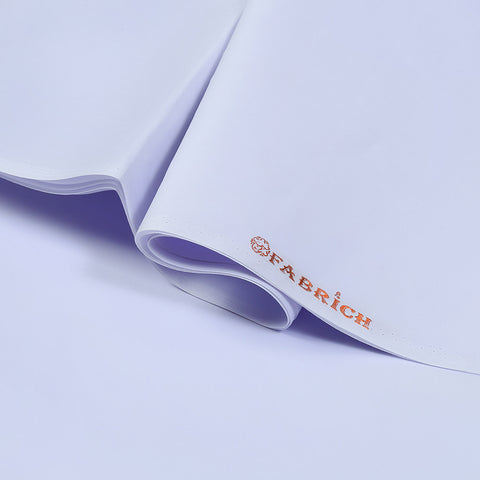 Mizaaj Latha Fabric White